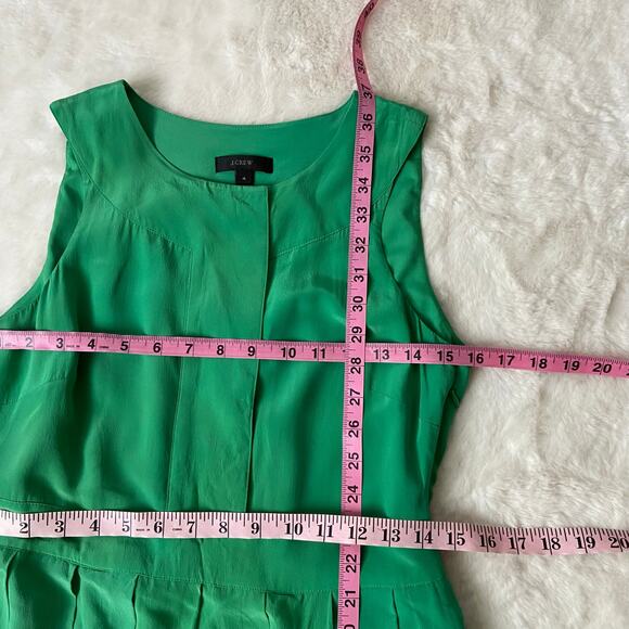 J. Crew Green Silk Dress - Picture 5 of 5